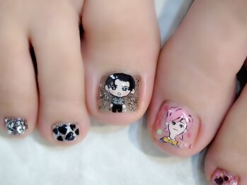 ラルネイル 大宮(Lull. nail)/キャラクターアート1本2500円♪
