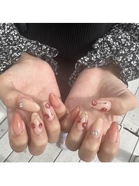 さくらんぼネイル