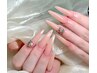 ハンド【スカルプ】☆パーツ付き☆ワンカラー/グラデー/ラメ☆90分11990円
