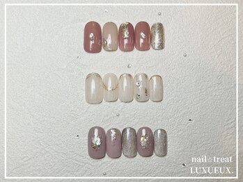 ネイルアンドアイラッシュ ルクソー ホテル日航福岡店(Nail&Eyelash LUXUEUX.)/【定額デザイン¥8800】