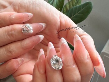 インプルーブモア(improve more)の写真/”美フォルム”にこだわり＆自信アリ♪うっとり見惚れるほどの高技術＊自分史上一番素敵な指先へ！