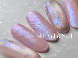 ピンク×オーロラ　フラワー