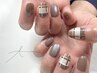 少し遊びたい方に《art nail》ワンカラー＋アート2本♪
