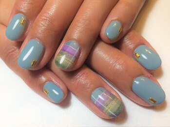 アンベリール ネイルサロンアンドスクール(embellir)/チェックネイル