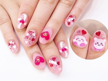 ネイルコレクション ピンク(Nail Collection Pink)/ジェル放題+キャラクター追加