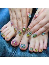 カラフルラメ☆
