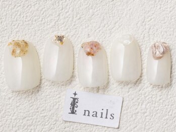 アイネイルズ 渋谷店(I nails)/先端ぷっくりニュアンス