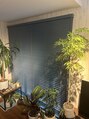 ラタン 調布 深大寺(Rattan) 植物好きです♪右側のポリシャスは5年間で2cm→1.4mまで成長中。