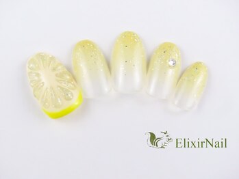エリクサーネイル 神田(Elixir Nail)/シンプル/クーポン使用