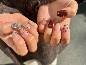 mikaハートネイル