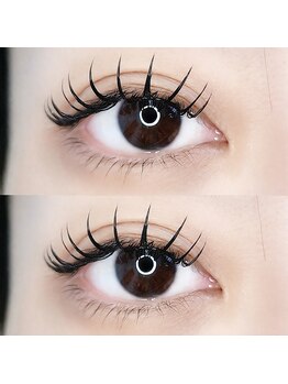 エミュ(E.m.u..)の写真/《LEDマツエク対応☆》まつ毛を挟んで接着するので、高密着&モチの良さが抜群◎納得の美しさと仕上がりに♪