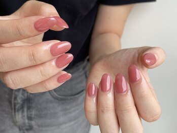 シル ネイル 江坂(Cil nail)/ワンカラーネイル/フィルイン