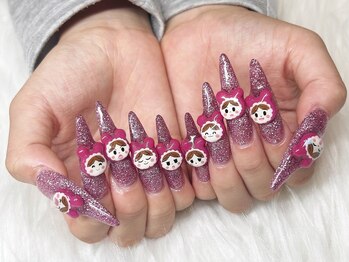 ★アニメキャラロングネイル★