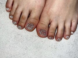 キラキラフラッシュネイル☆