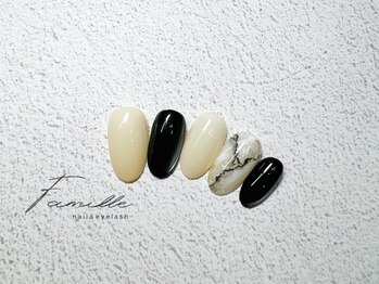 ファミーユ 池袋東口店(Famille)/大理石ネイル