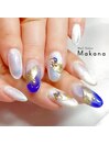 ブルーニュアンスネイル