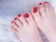 ララ(RARA)の写真/ハンドネイルができない方にもオススメ☆足元のおしゃれで気分も上がる★¥4550～
