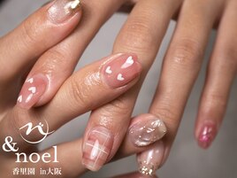 キルティングハートドットネイル