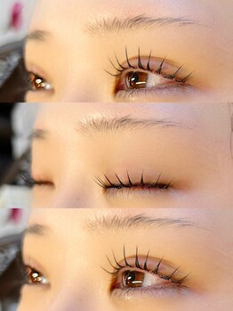 ケー(K)の写真/【豊富なデザイン】一人一人の目の形に合わせたデザインをご提案♪モチの良さも◎≪まつげパーマ ¥4500≫