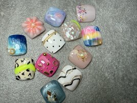 フットネイルデザイン