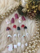 ネイルサロン ティアラリュクス 市川北口店(Tiara Luxe)/クリスマスネイル