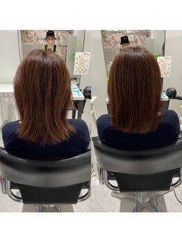 シュール センター南(SURREAL)/ヘッドスパ後のビフォーアフター