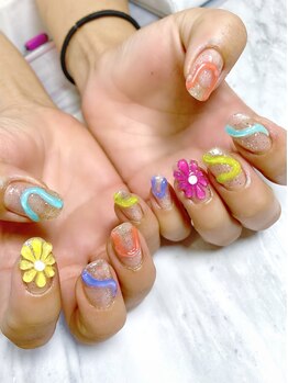 クリアー(clear)/カラフル粘土3D