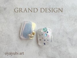 親指アート