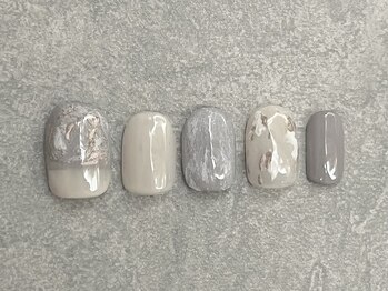カラネイル 南森町店(calla nail)/漆喰ニュアンスアート