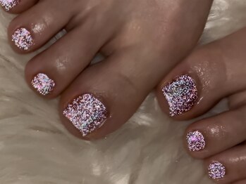 ユーネイル(U.nail)/FOOTキラパ定額/Flash撮影時