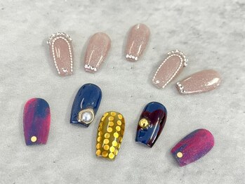 ネイル ブーマー(Nail BOOMER)の写真/【BOOMERデザイン★持ち込みOK(フィルイン)】個性派さんも大歓迎★周りと差がつくネイルを♪