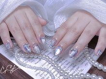 ジースタジオ(G.Studio)/チェックネイル