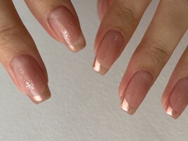 ＊大人ピンクゴールドフレンチ＊