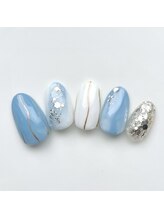アルセア 上野御徒町店(Alcea)/タイダイネイル　ニュアンス
