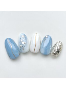 アルセア 上野御徒町店(Alcea)/タイダイネイル ニュアンス