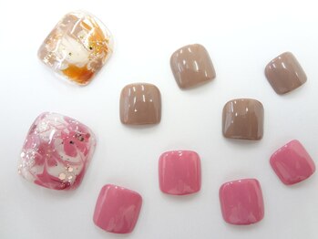 ネイルサロン クイール 小山店(NAIL SALON QUILL)/フット☆マーブル