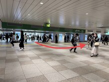 リセット 新宿ミロード店(RE/SET)/【2】JR西改札からの道順/約10分