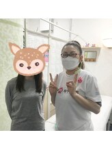 かおりビューティサロン/産後ママさんと一緒のお写真