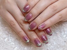 レアネイル 新宿(le'a nail)/マグネットフレンチ