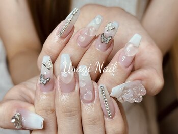 ウサギネイル 新大久保店(usagi nail)/ハートネイル