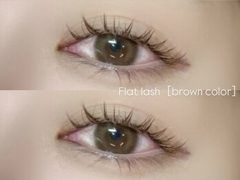 ミー 三軒茶屋(mee)/フラットラッシュ【ブラウン】