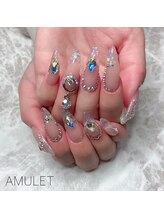 アミュレット(AMULET)/ピンククリアラメフレンチ