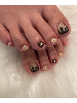 トータルサロン 白べぇーっ プラス/バレンタインフットネイル★