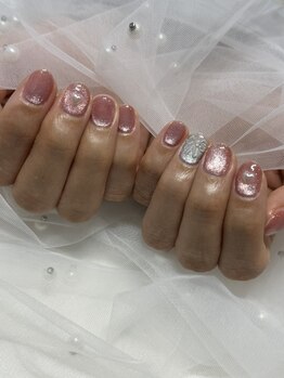 ビーカラフル 渋谷店(Becolorful)/マグネットリボンネイル