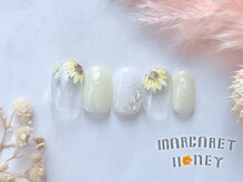 マーガレットハニー 本八幡/トレンドぷっくりひまわりアート