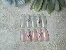 レナトゥス(Renatus)/シルバーラメ　夕焼け深海水面桃