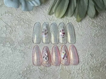 レナトゥス(Renatus)/シルバーラメ　夕焼け深海水面桃