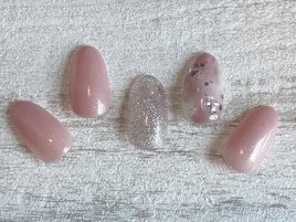 タイダイで春ネイル