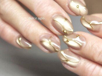 ドルチェ アージョ(dolce agio)/艶のゴールドまとめ
