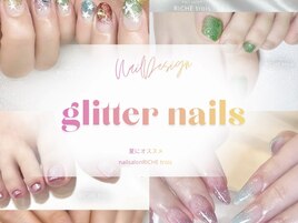 Glitter nail 特集